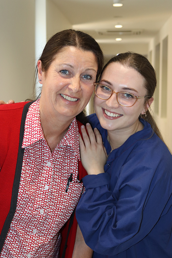 Mother's Day at Cabrini - staff mother Leanne and daughter Robyn