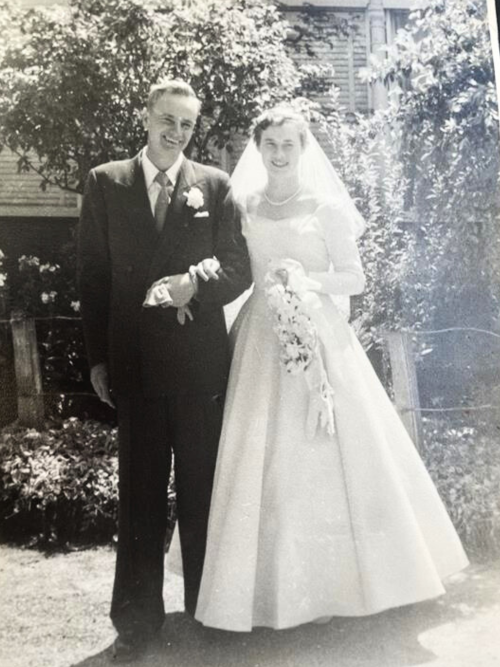 Gerald and Patricia Snowden wedding