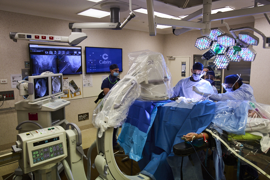 A surgical procedure at Cabrini Malvern