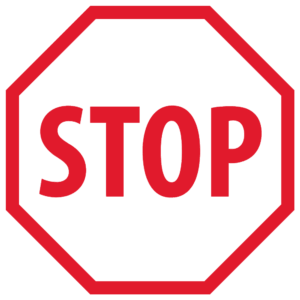 Stop sign